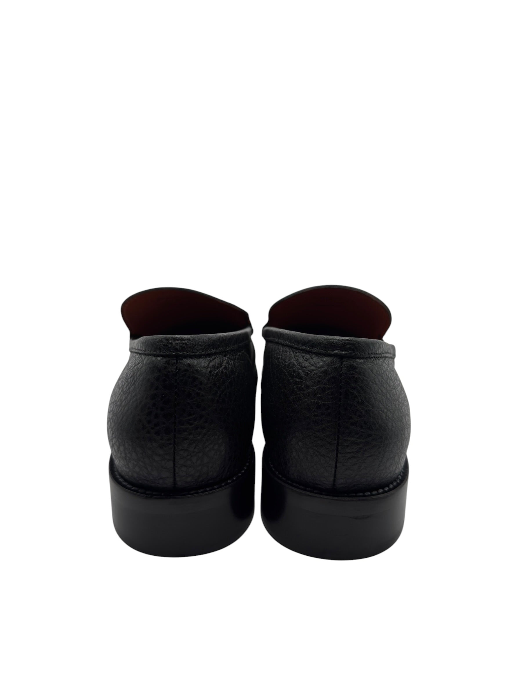 Acne Studios Grainy Leather Initial Loafer (44)