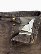 Louis Vuitton Coffee Denim Skate Pants
