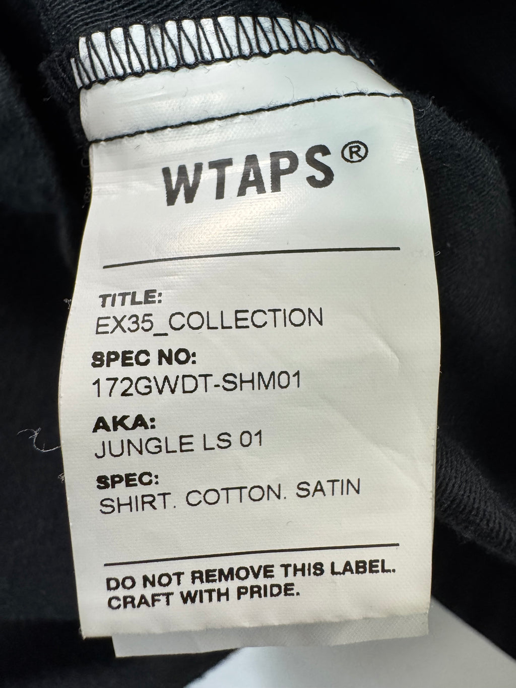 WTAPS Black Fatigue Utility Jacket (1)