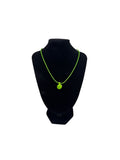 Chrome Hearts Green Crossball Necklace