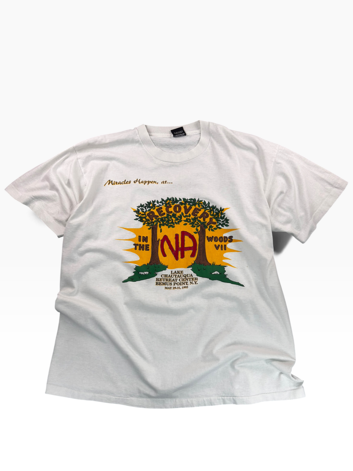 90s NA Recover In The Woods Tee