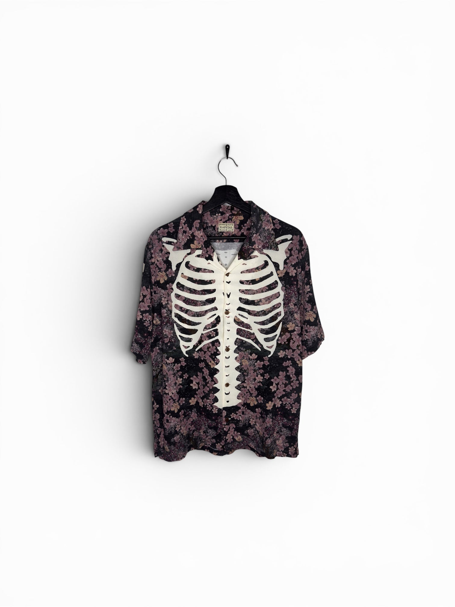 Kapital Sakura Bones Aloha Shirt
