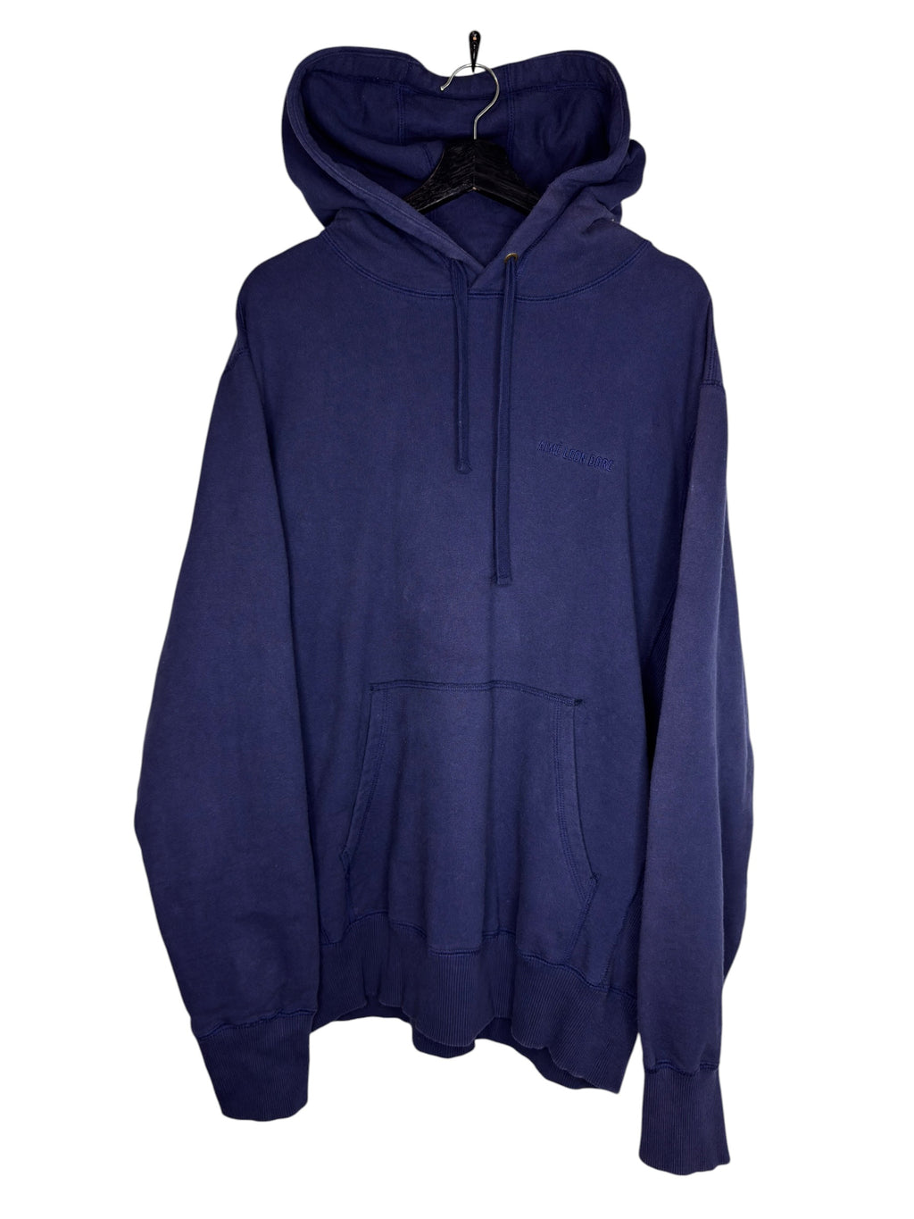Aime Leon Dore Navy Logo Hoodie (XL)