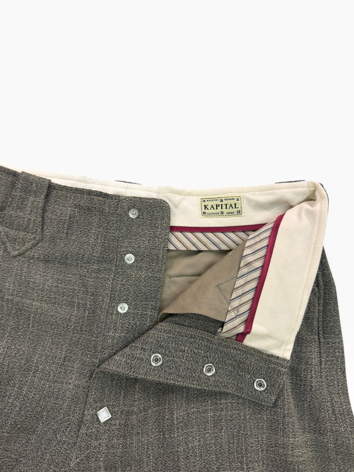 Kapital Pearl Diamond Snap Trousers