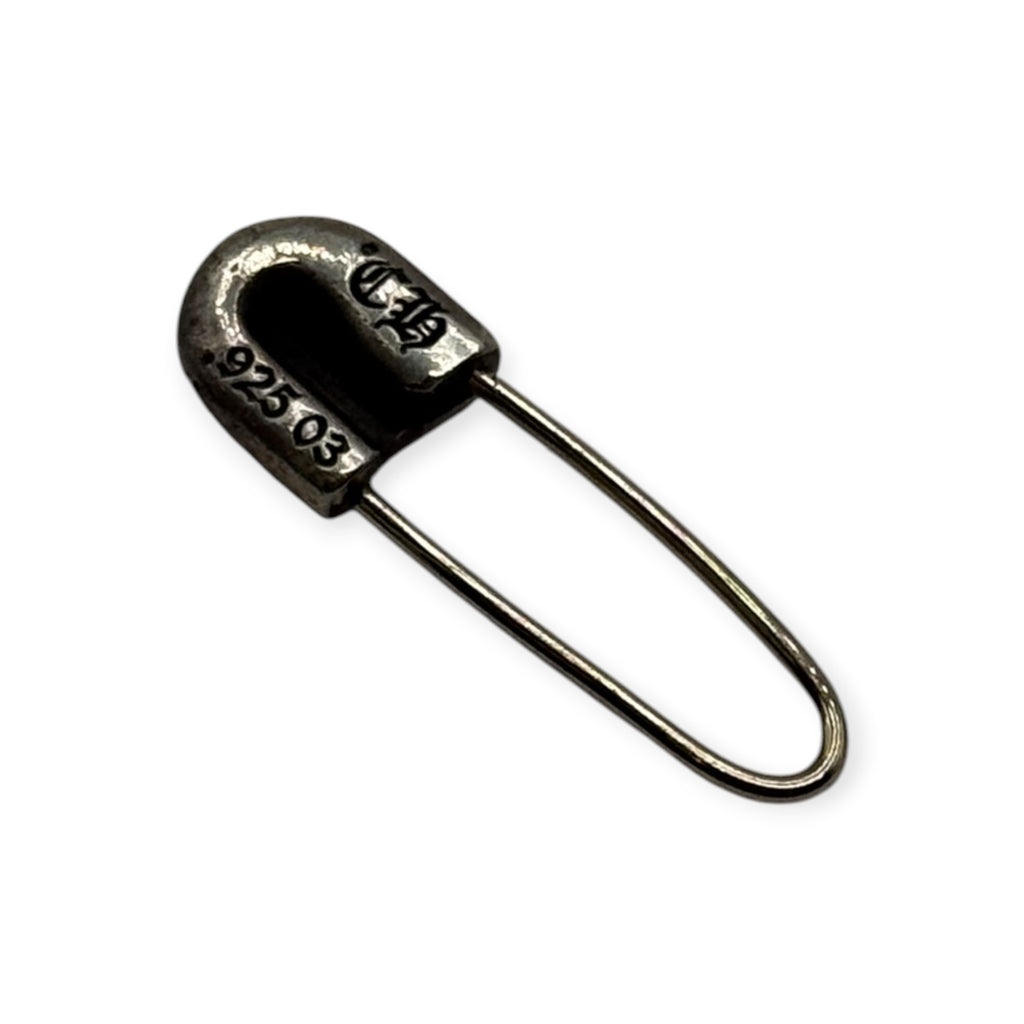Chrome Hearts Diamond Pave Safety Pin Earring
