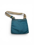 Prada Blue Nylon Side Bag