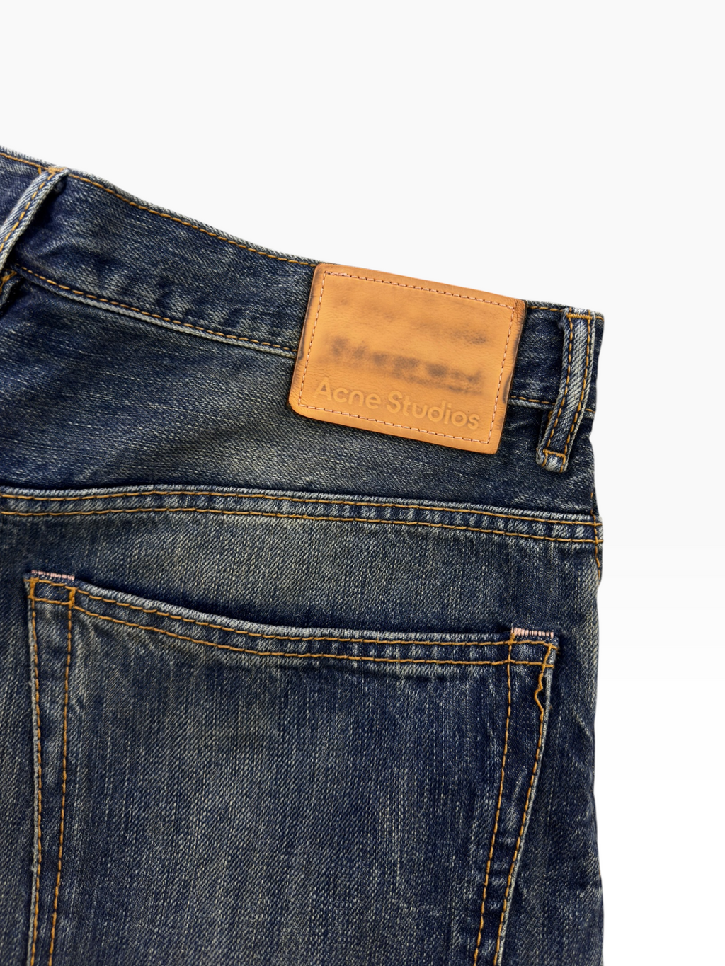 Acne Studios Washed Denim Shorts