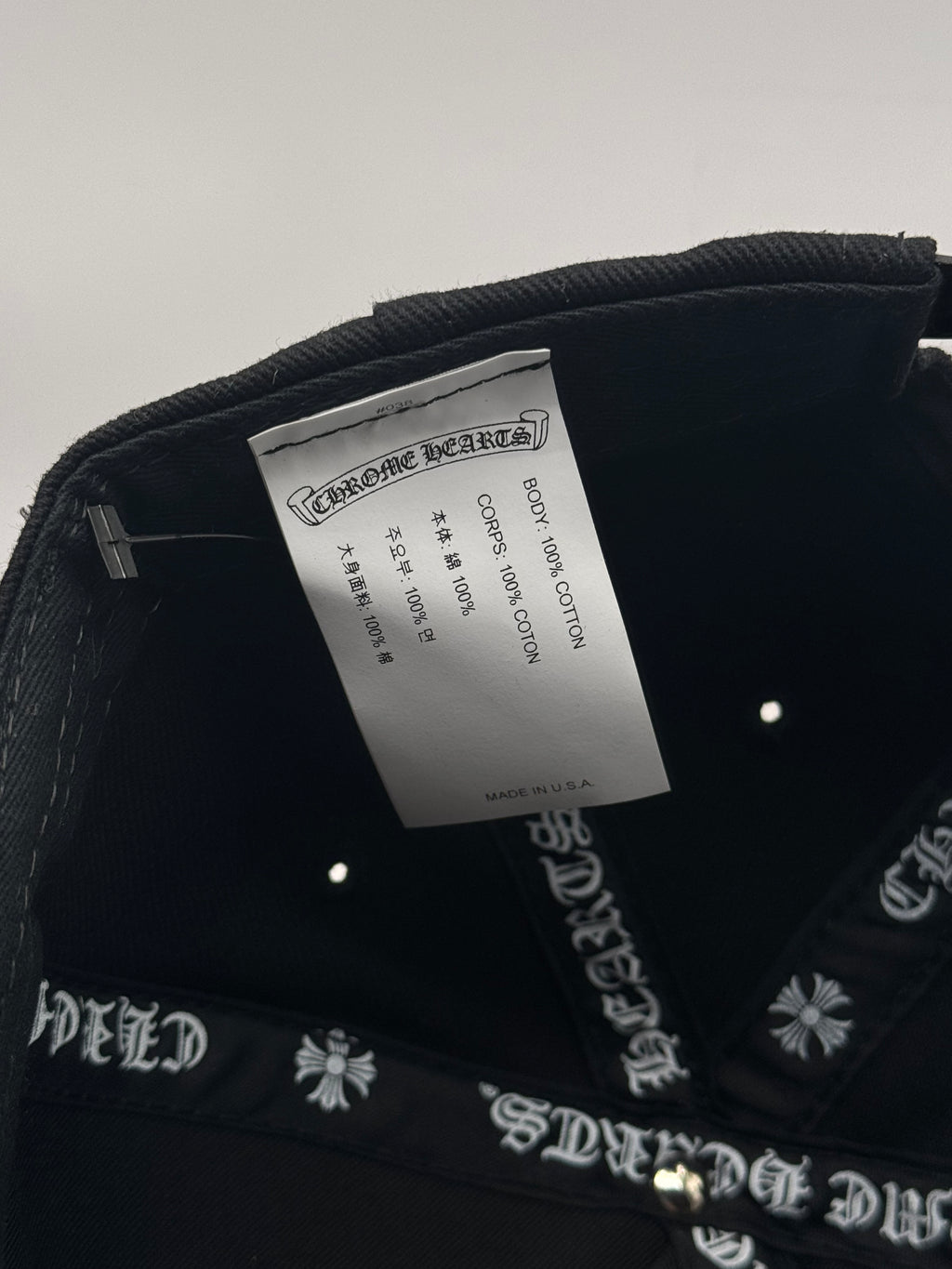 Chrome Hearts RS3 Hat
