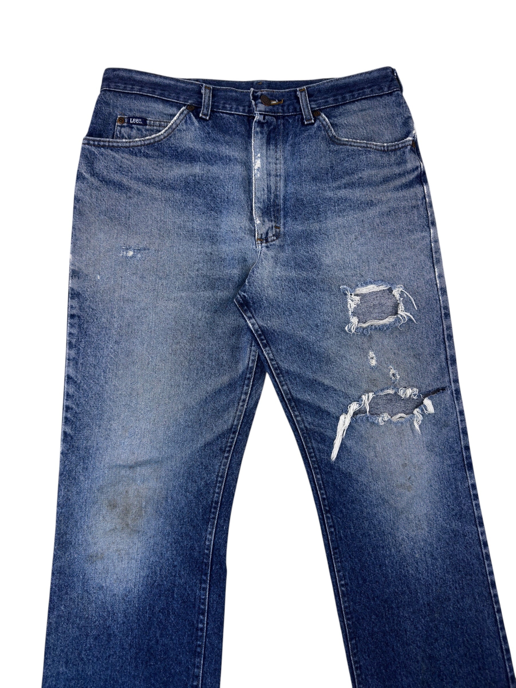Vintage 90s Lee Distressed Jeans (36)