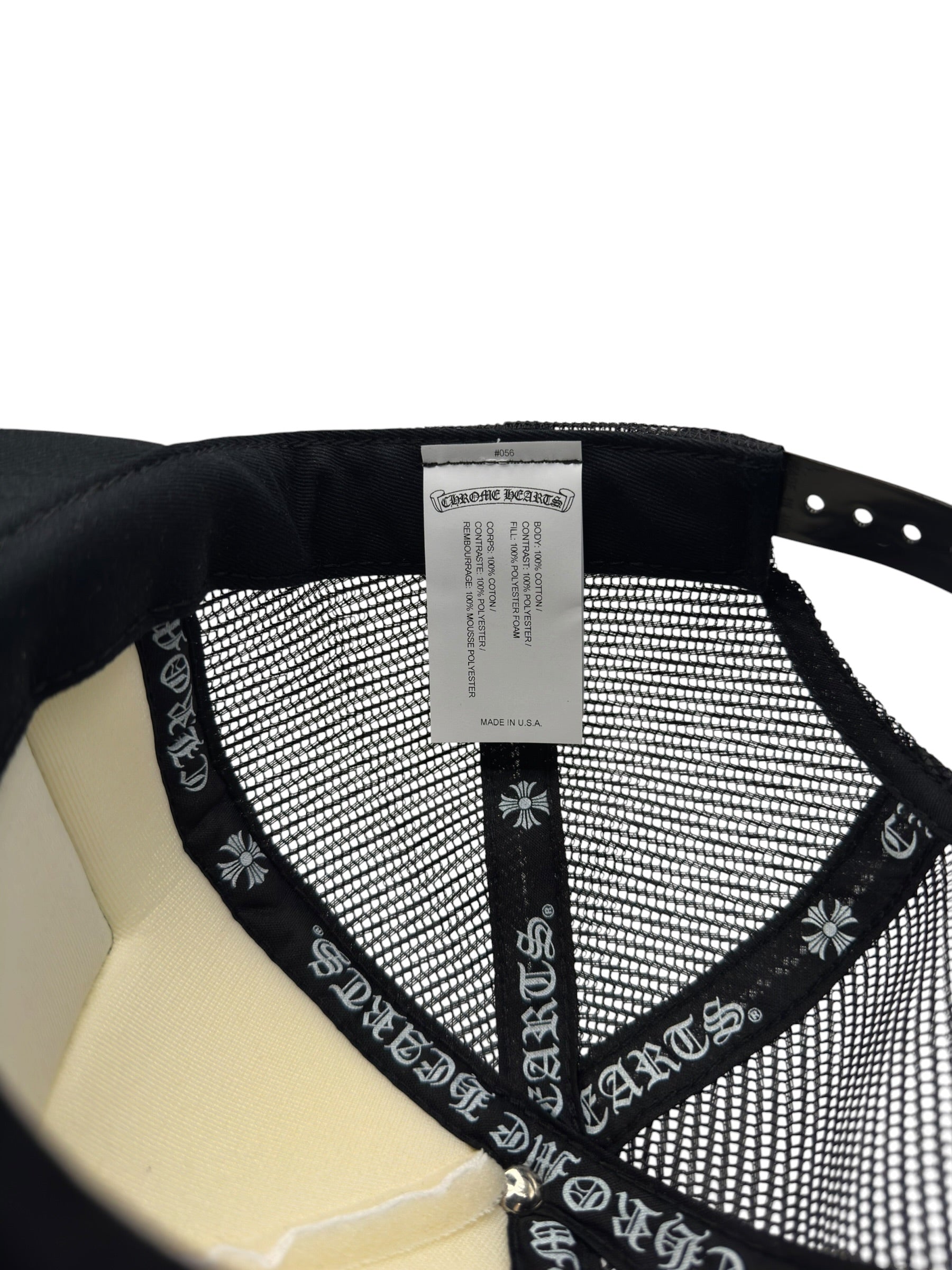 Chrome Hearts Blk/Wht CH Trucker