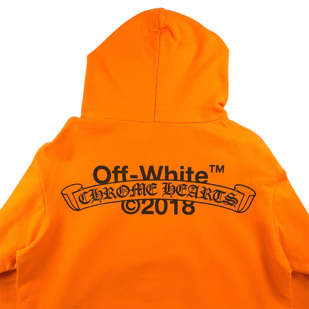 Chrome Hearts Off White Scroll Hoodie