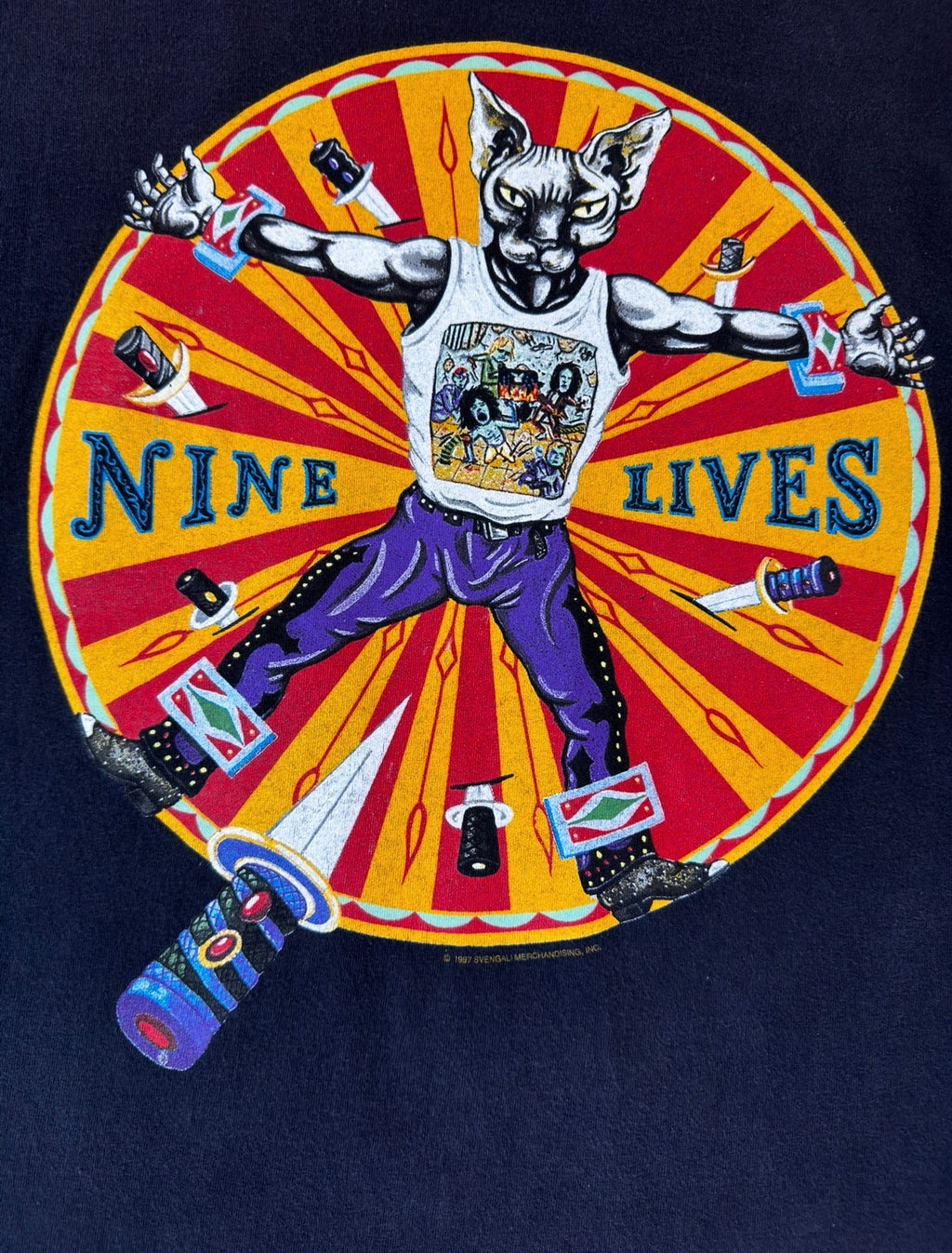Vintage 90s Aerosmith 9 Lives LS (XL)