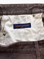 Louis Vuitton Coffee Denim Skate Pants