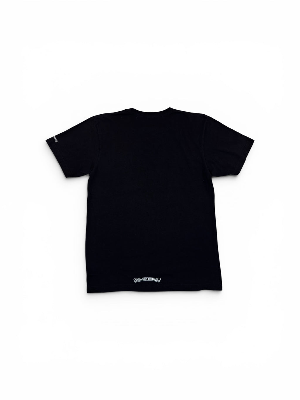Chrome Hearts Black Neck Logo Tee (M)