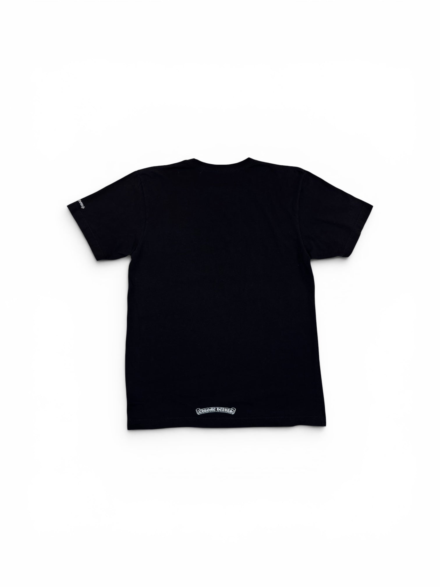Chrome Hearts Black Neck Logo Tee (M)