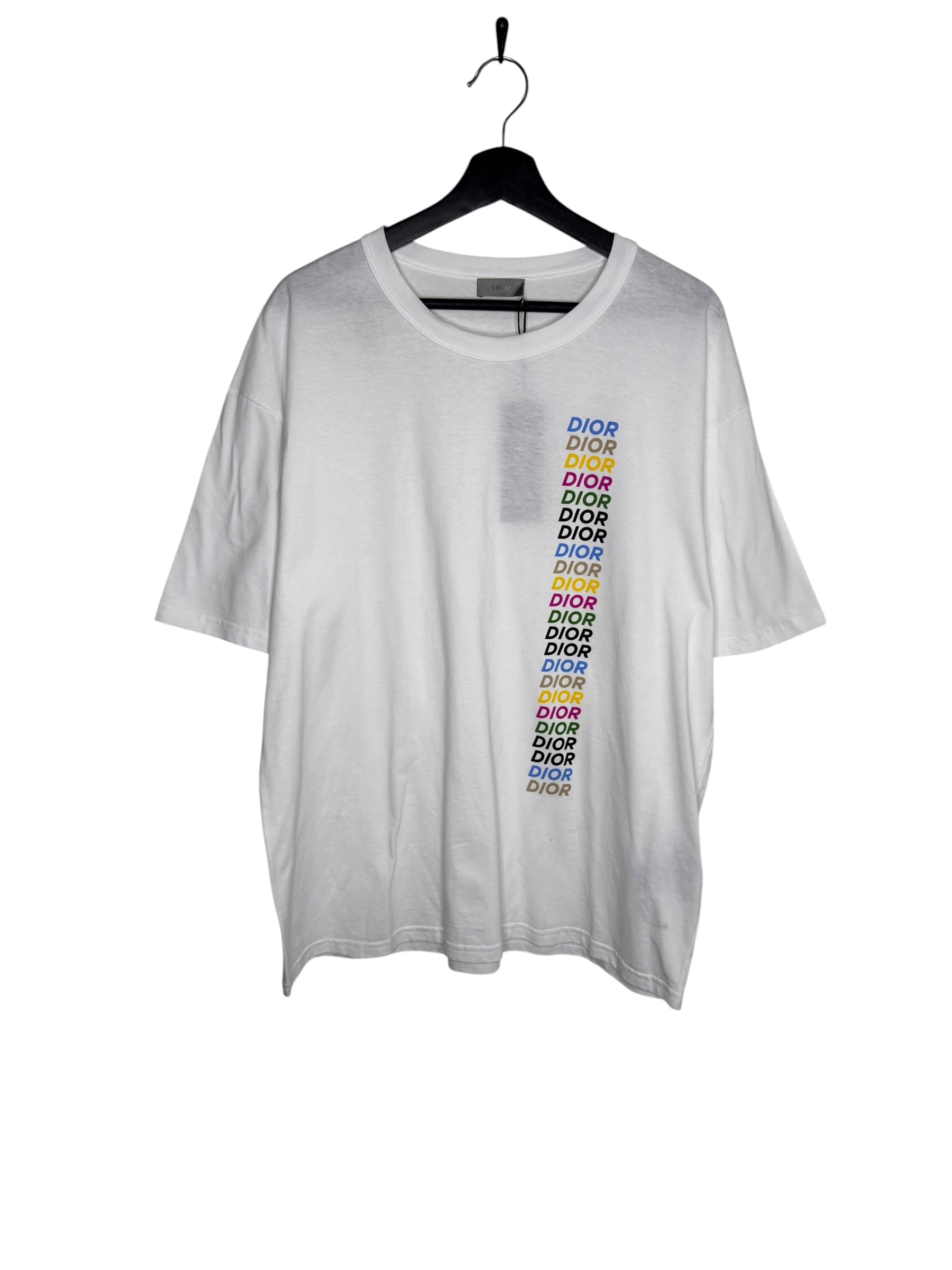 Dior Multi Vertical Logo Tee XL