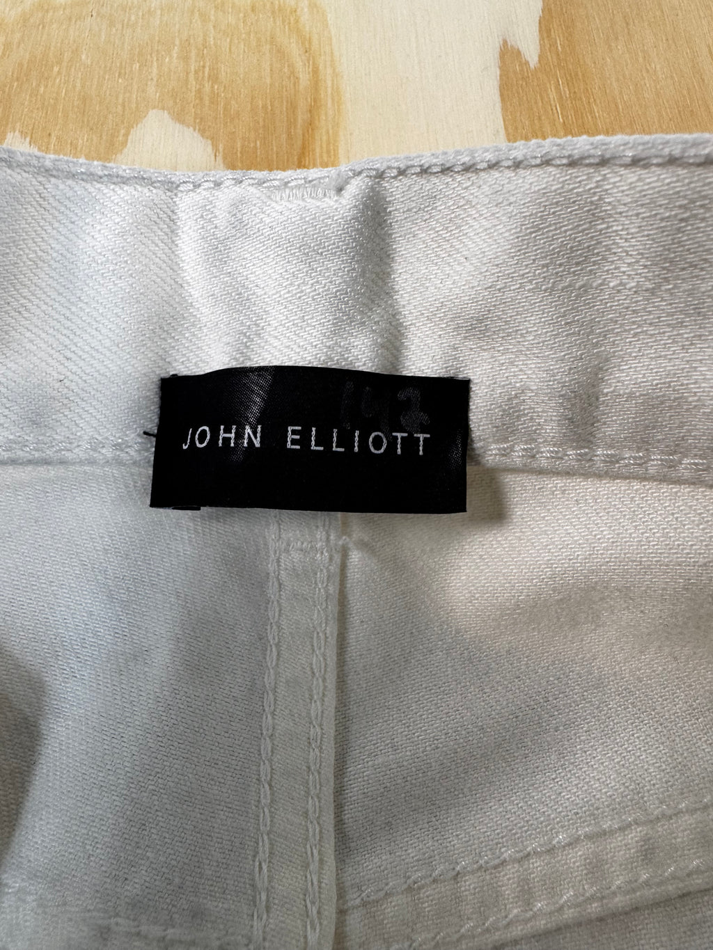John Elliot Dirty White Cut Off Pants (34)