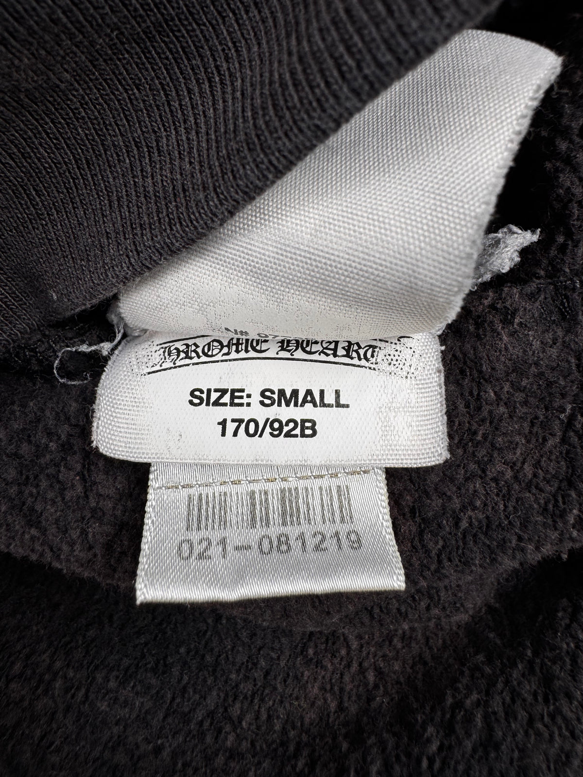 Chrome Hearts Vertical Logo Zip Up Hoodie