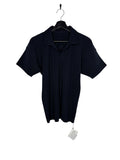 Issey Miyake Homme Plisse Navy Polo Shirt (M)