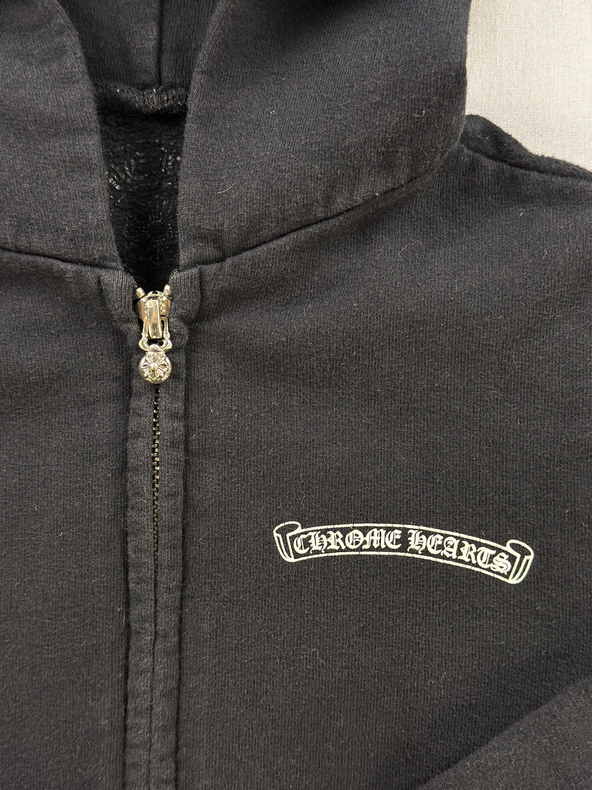 Chrome Hearts Baby Scroll Zip Up Hoodie
