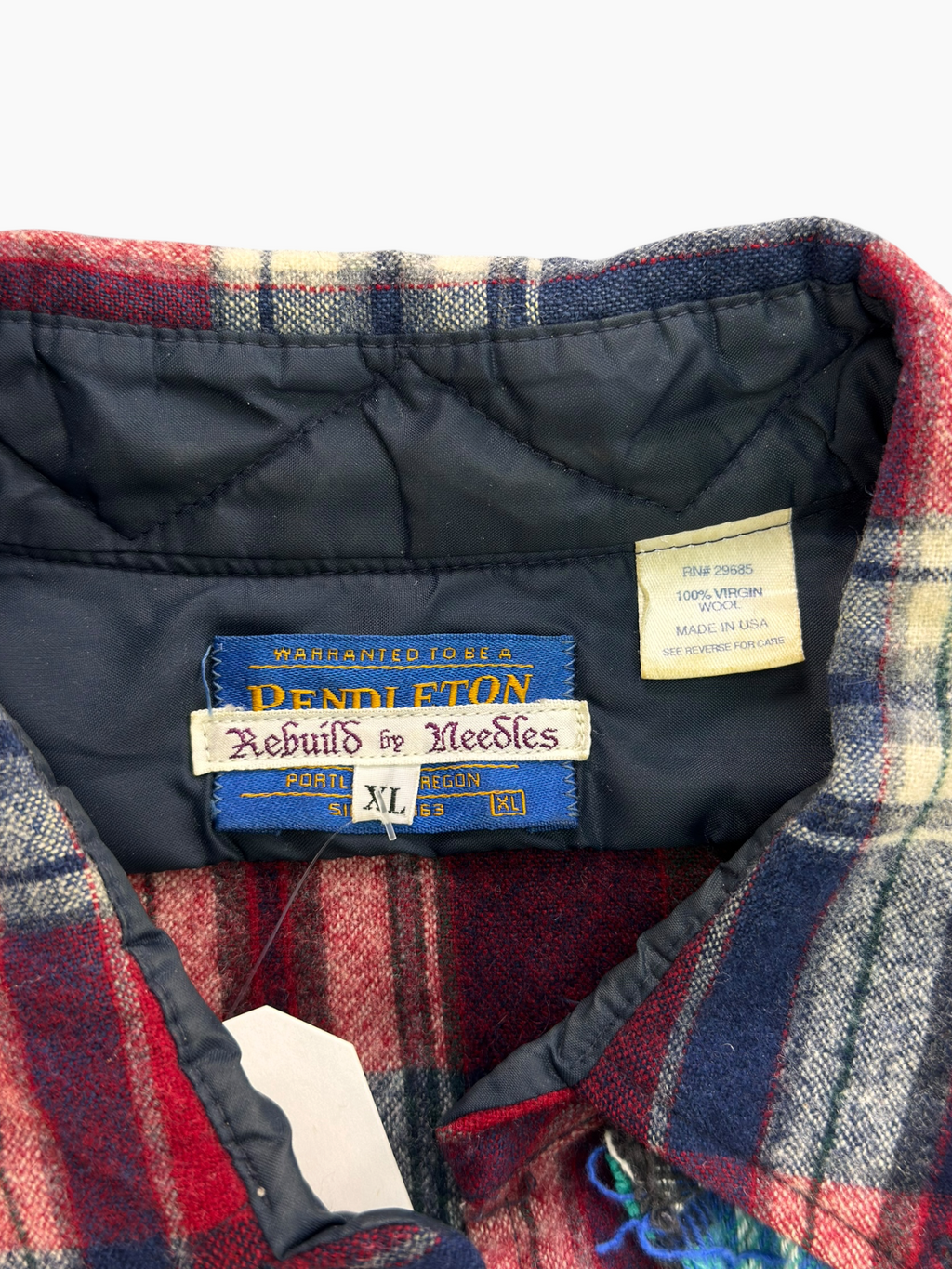 Needles Rebuild Pendleton Flannel Shirt