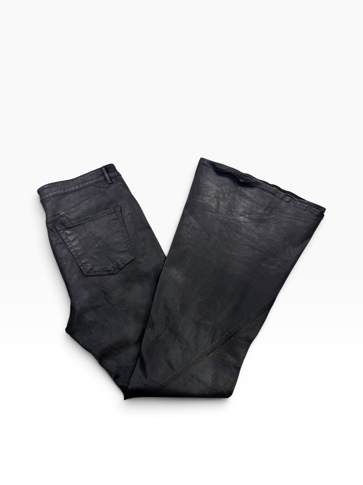 Drkshdw Black Wax Bias Bootcut