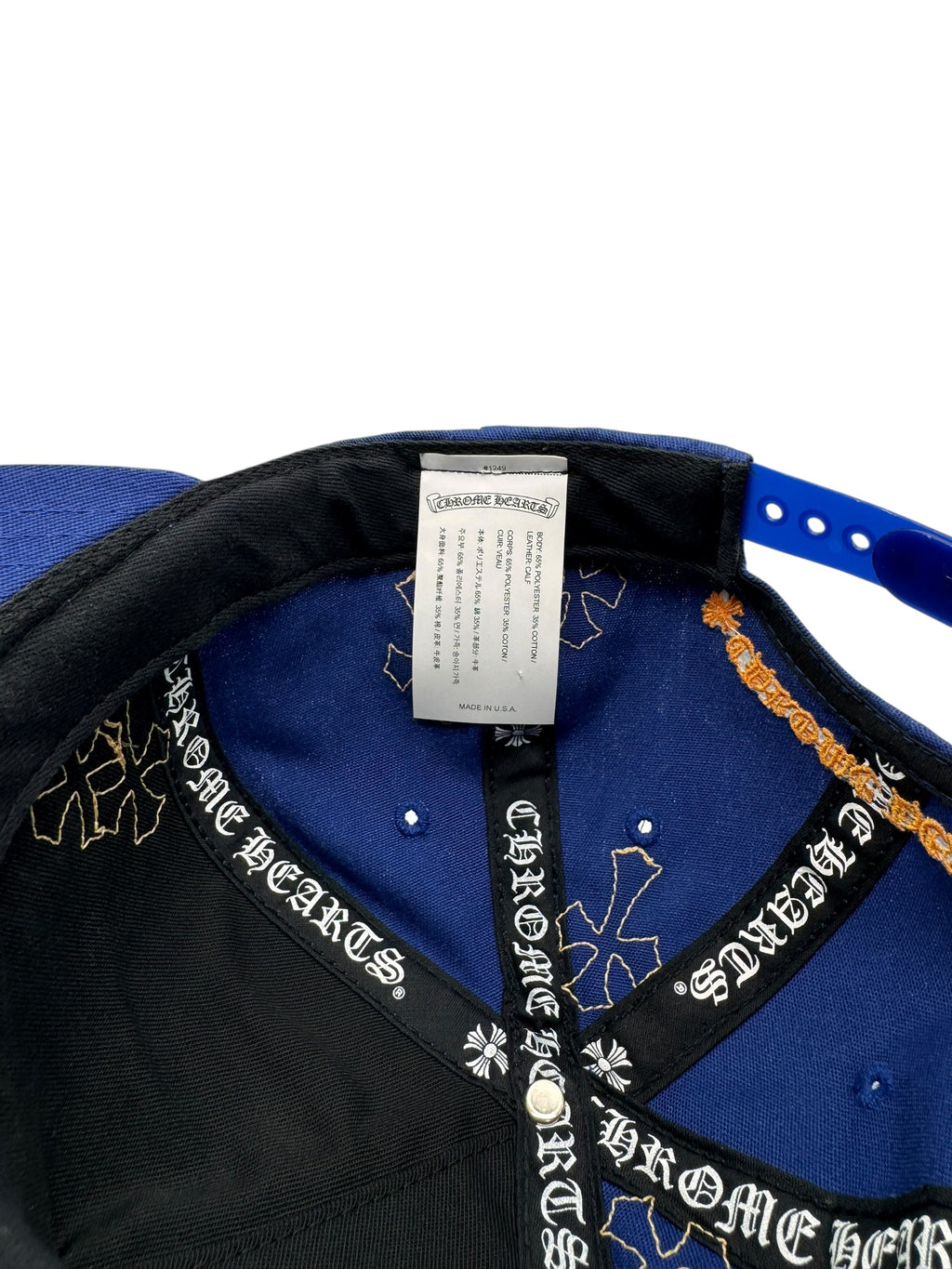 Chrome Hearts Orng/Blue Patch Hat