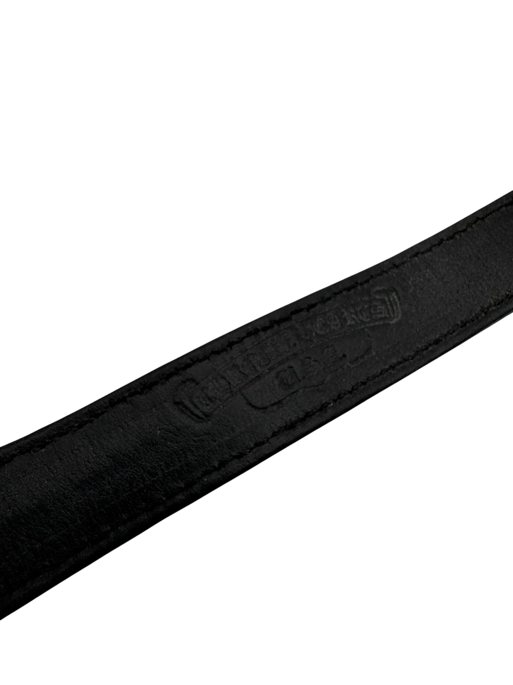 Chrome Hearts Cross Leather Bracelet