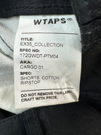 WTAPS Black Cargo Shorts (1)