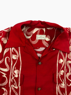 Kapital Silk Okura Collar Shirt Red