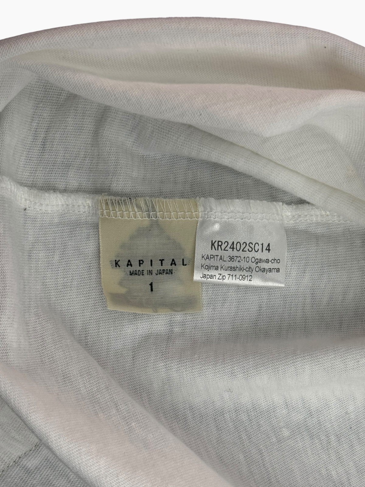 Kapital Checkered Huge Tee