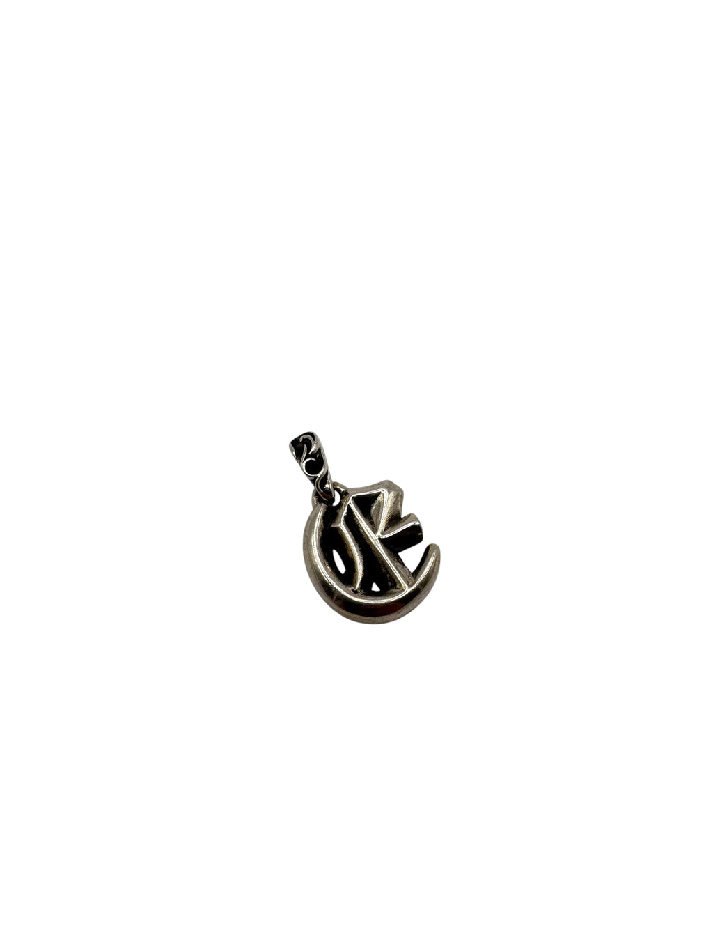 Chrome Hearts E Initial Pendant