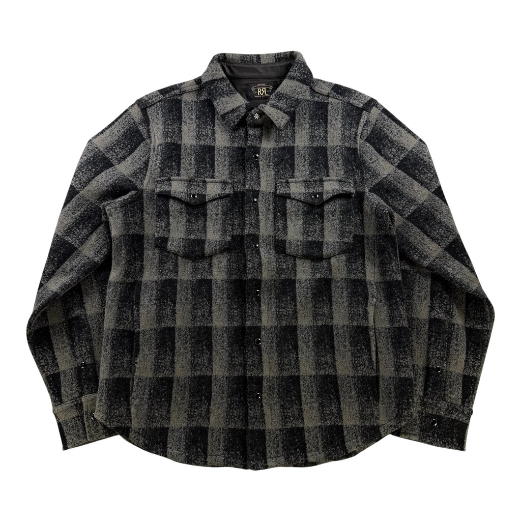 RRL Wool-Cashmere Checked Overshirt