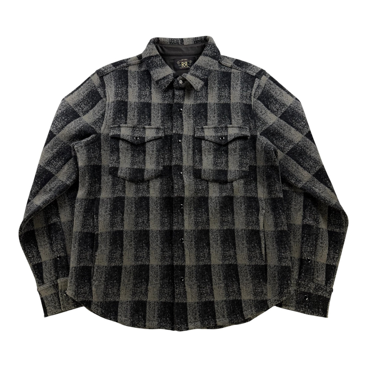 RRL Wool-Cashmere Checked Overshirt