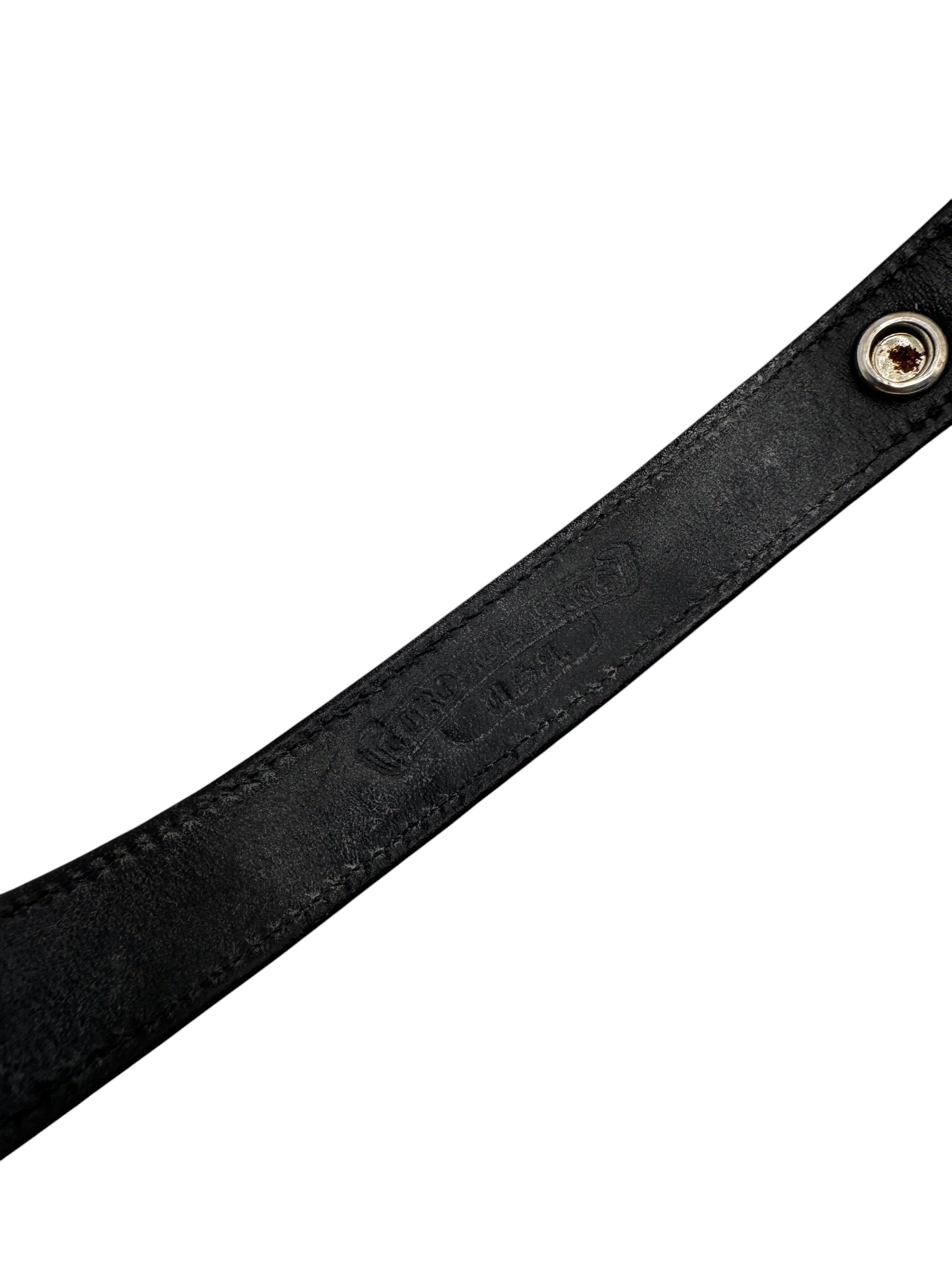 Chrome Hearts Le Fleur Leather Bracelet