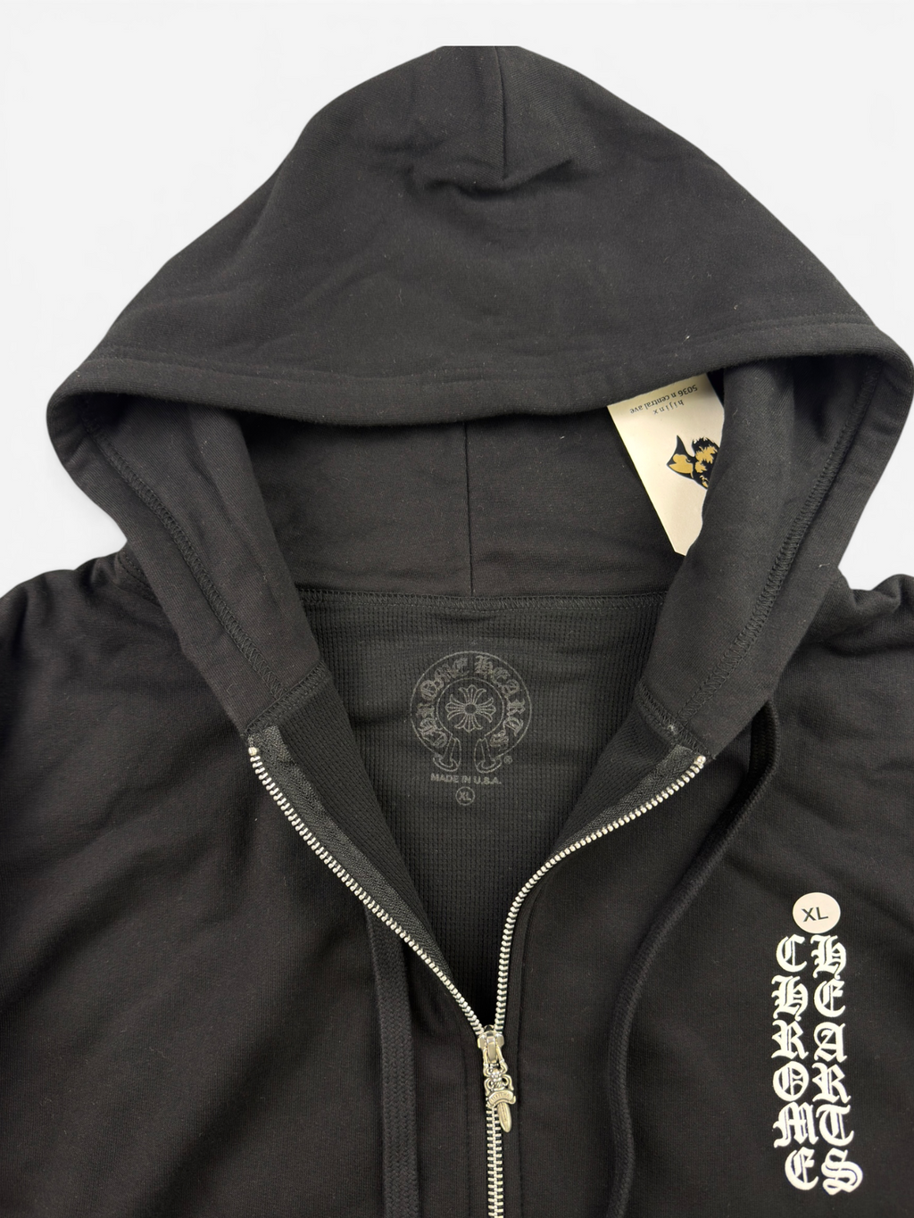 Chrome Hearts Vertical Logo Thermal Zip Up