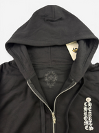 Chrome Hearts Vertical Logo Thermal Zip Up