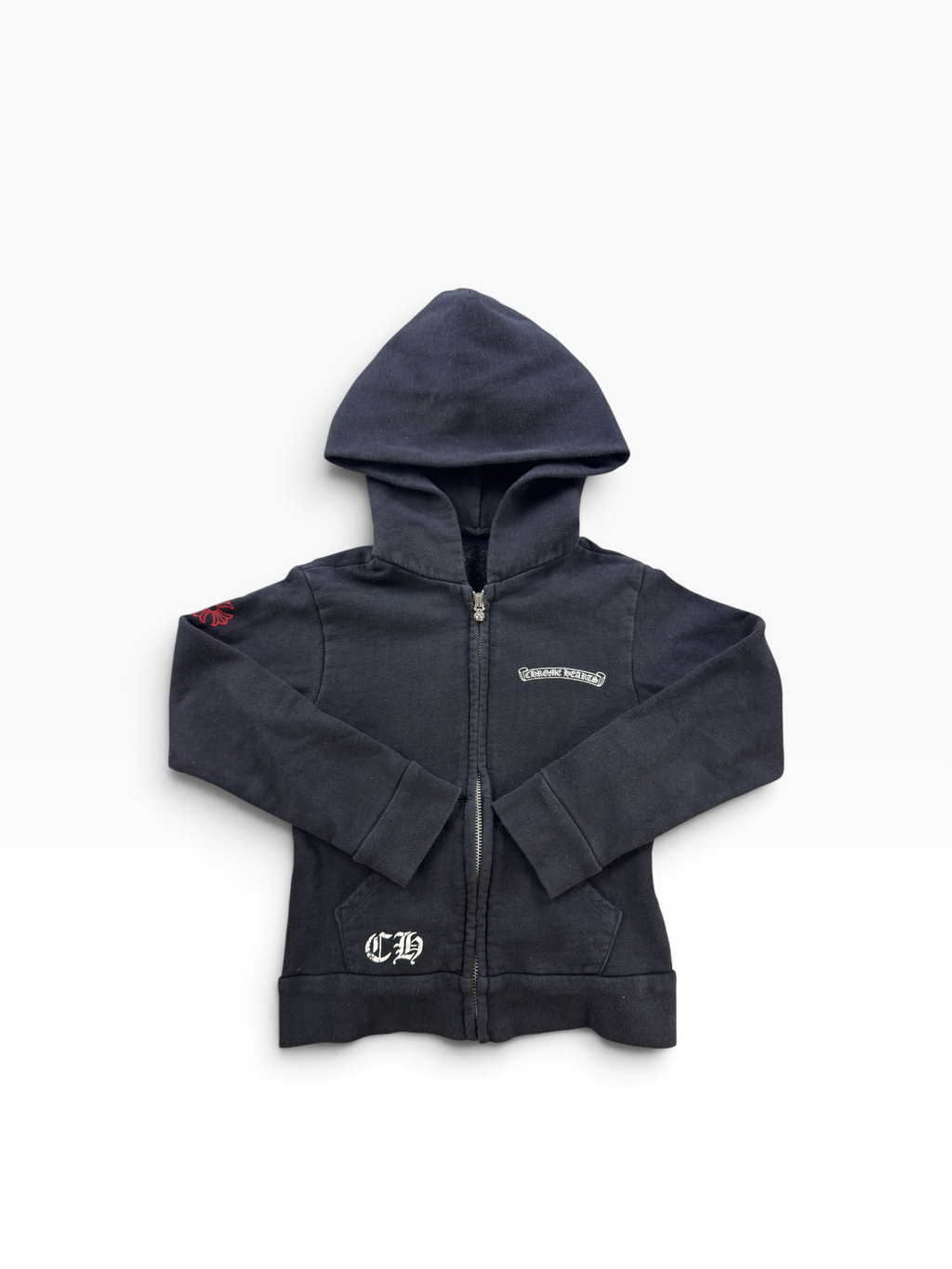 Chrome Hearts Baby Scroll Zip Up Hoodie