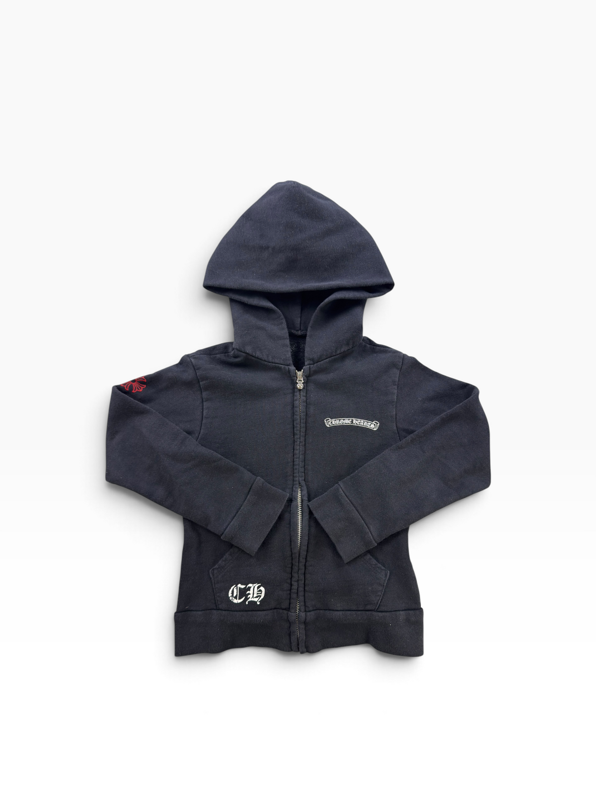 Chrome Hearts Baby Scroll Zip Up Hoodie