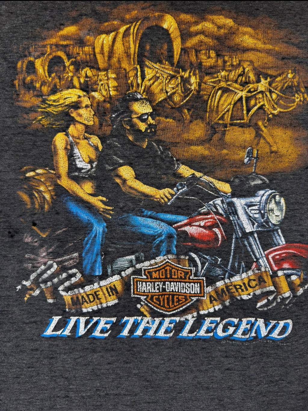 Vintage 90s Harley Live The Legend (XL)