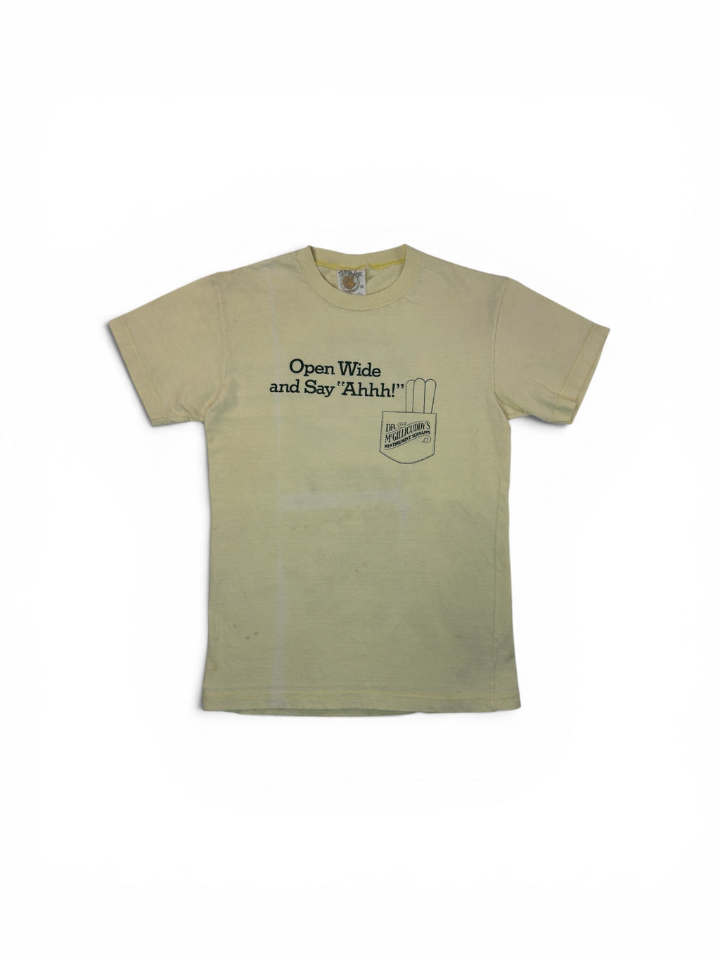 Vintage 80s Dr. McGillicuddys Shchnapps Tee (M)