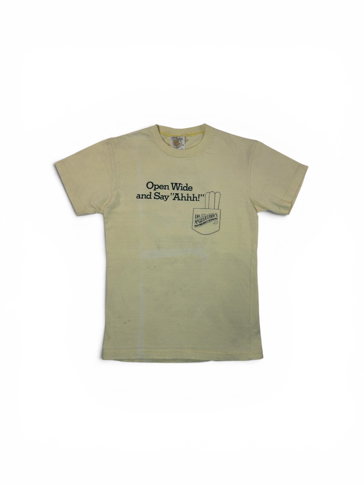 Vintage 80s Dr. McGillicuddys Shchnapps Tee (M)
