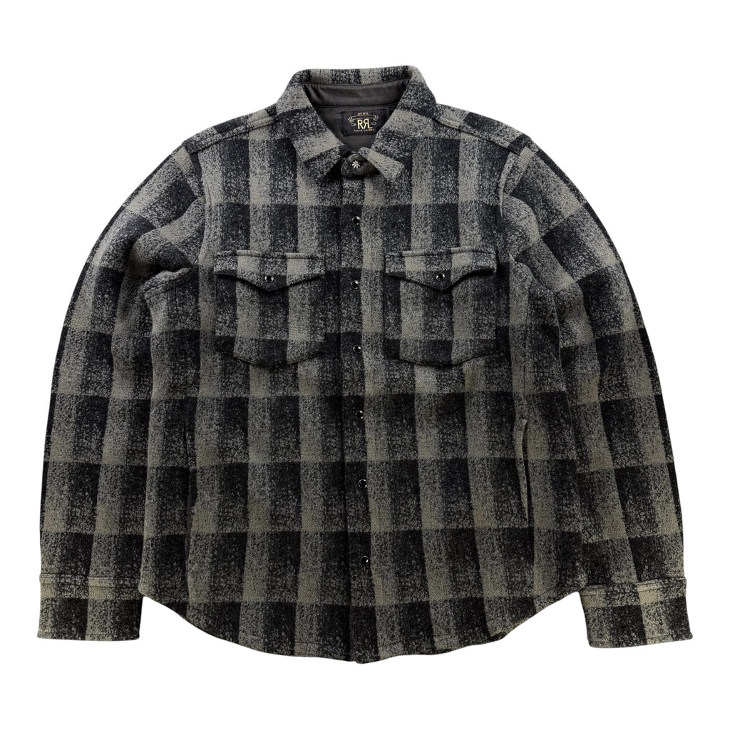 RRL Wool-Cashmere Checked Overshirt