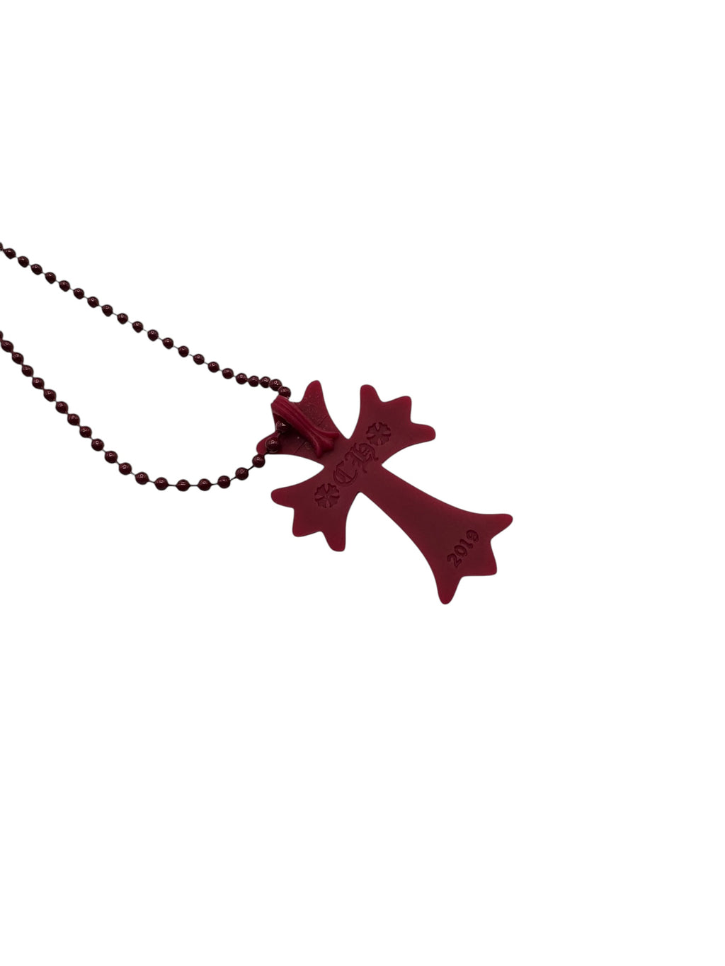 Chrome Hearts 20th Anniversary Silicone Cross Necklace