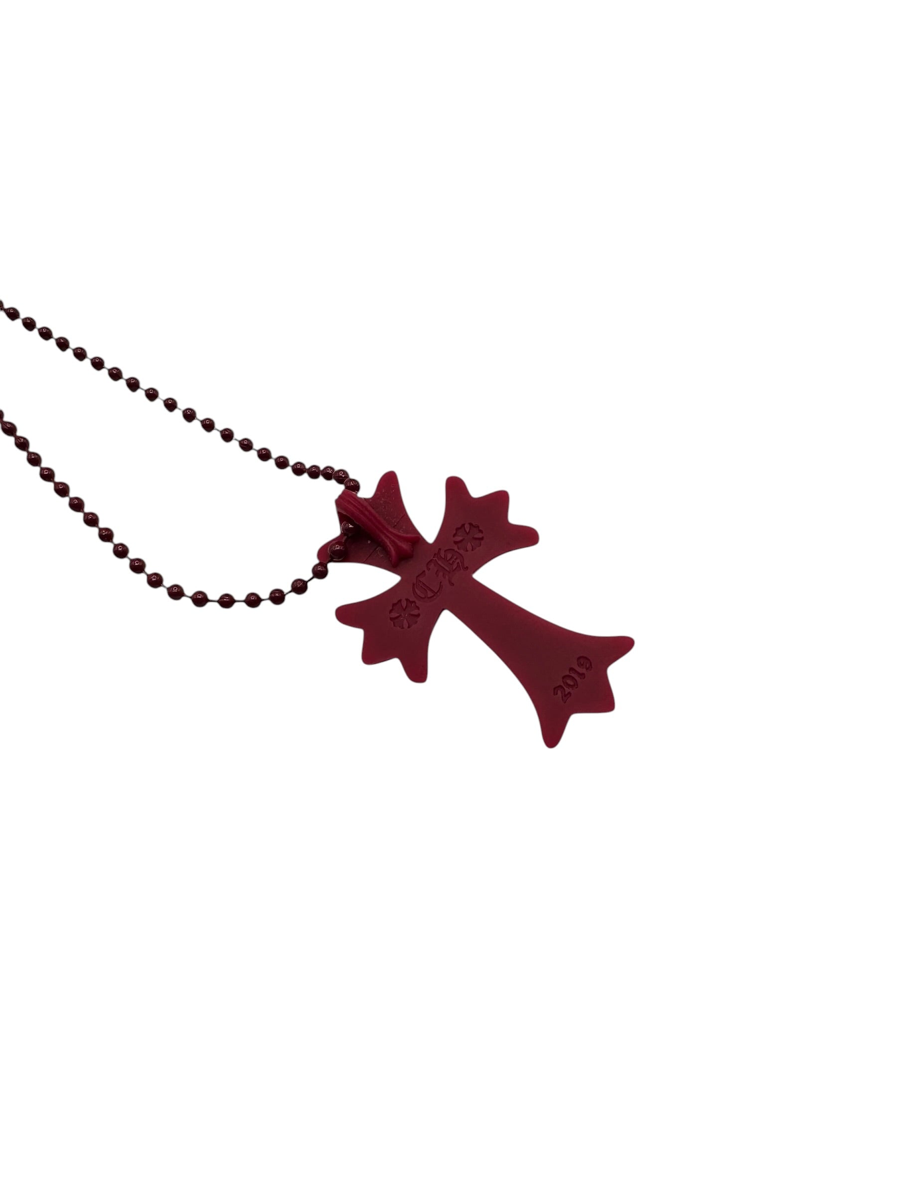 Chrome Hearts 20th Anniversary Silicone Cross Necklace