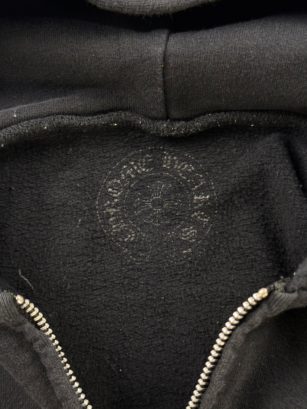Chrome Hearts Baby Scroll Zip Up Hoodie