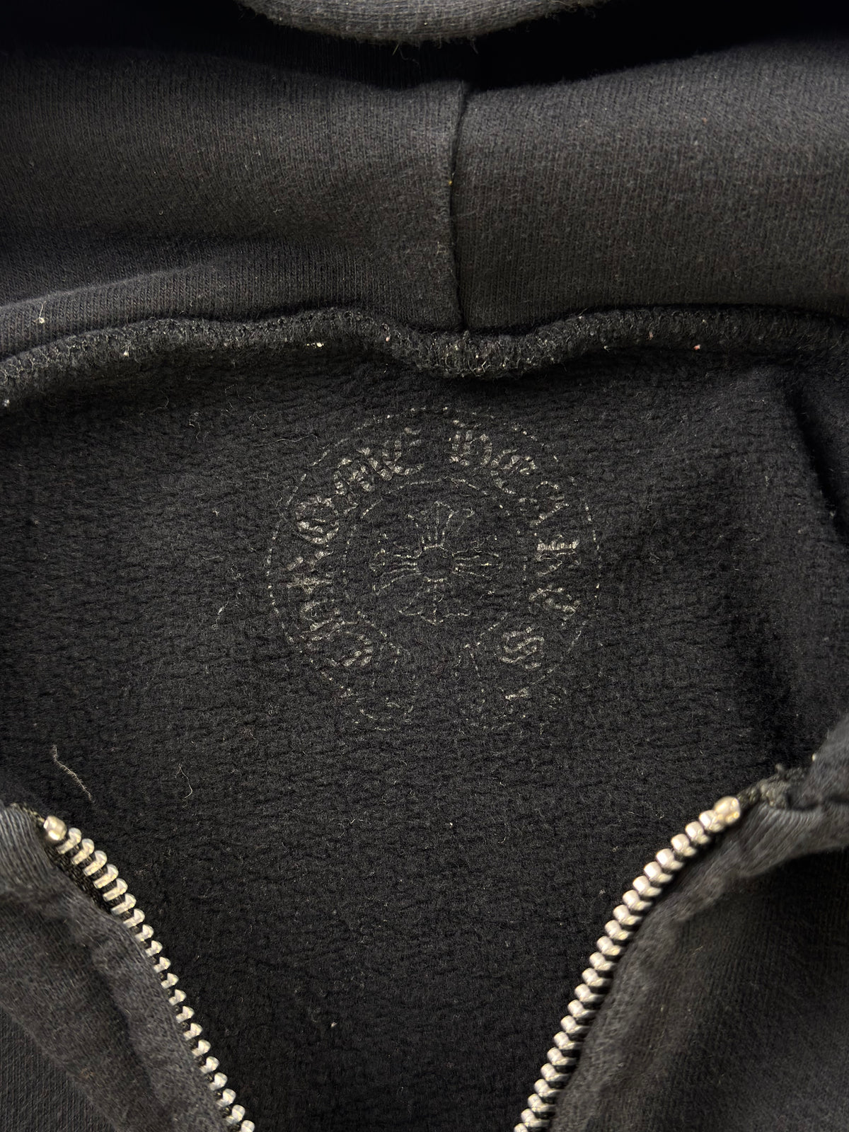Chrome Hearts Baby Scroll Zip Up Hoodie