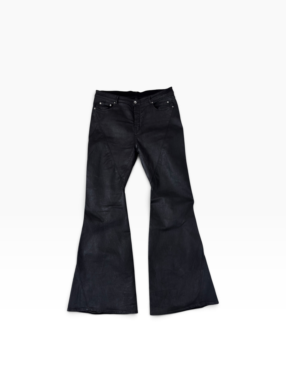 Drkshdw Black Wax Bias Bootcut
