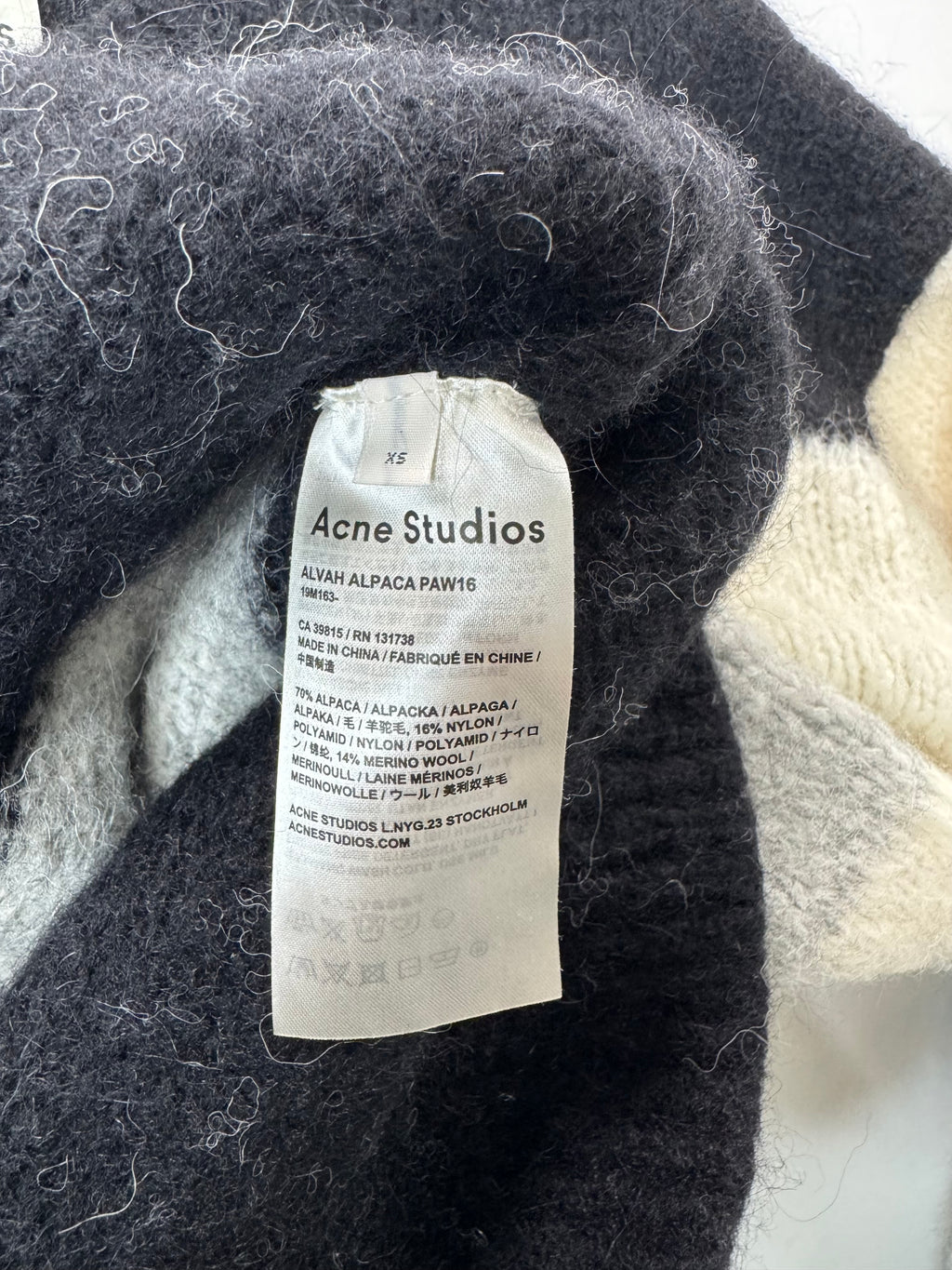 Acne Studios Alpaca Sweater (XS)