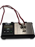 Chrome Hearts Red Leather Cross Necklace
